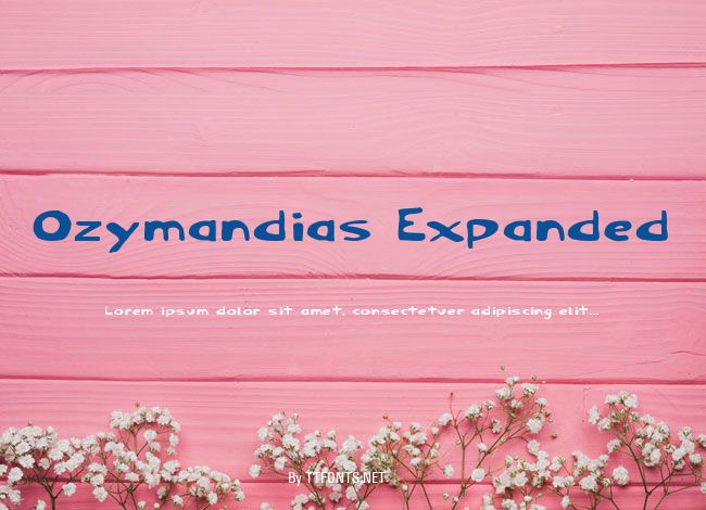 Ozymandias Expanded example